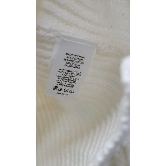 CeCe Puff Sleeve Bobble Ribbed Sweater - Picture 4 of 6